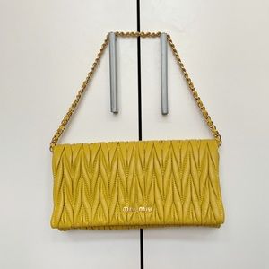 Miu Miu Clutch with chain